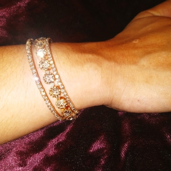 Bracelet set gold plated new - Picture 5 of 6